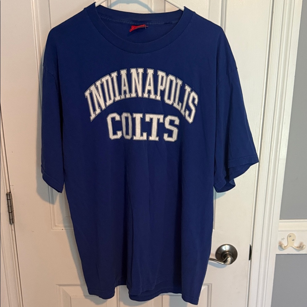 NFL Royal Blue Indianapolis Colts Arch Logo Tee - Men's